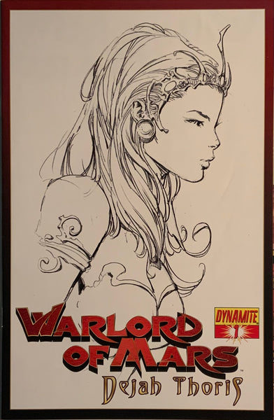 WARLORD OF MARS : DEJAH THORIS # 1 FINCH 1:10 SKETCH VARIANT COVER