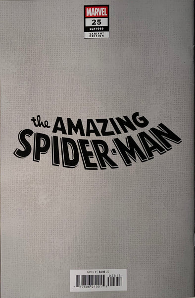 AMAZING SPIDER-MAN (2025) #25 BESCH 1:50 VIRGIN VARIANT COVER