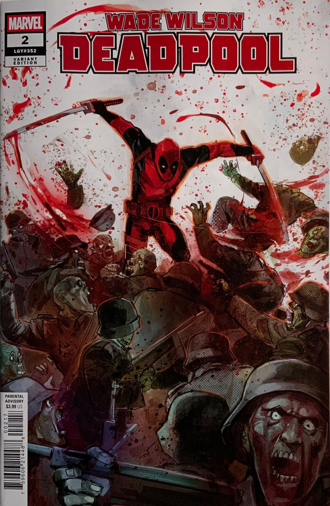 WADE WILSON : DEADPOOL # 2 REIS 1:25 VARIANT COVER