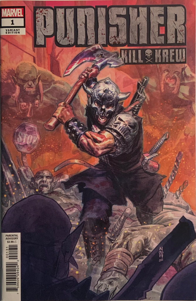 PUNISHER KILL KREW # 1 KLEIN 1:25 VARIANT COVER