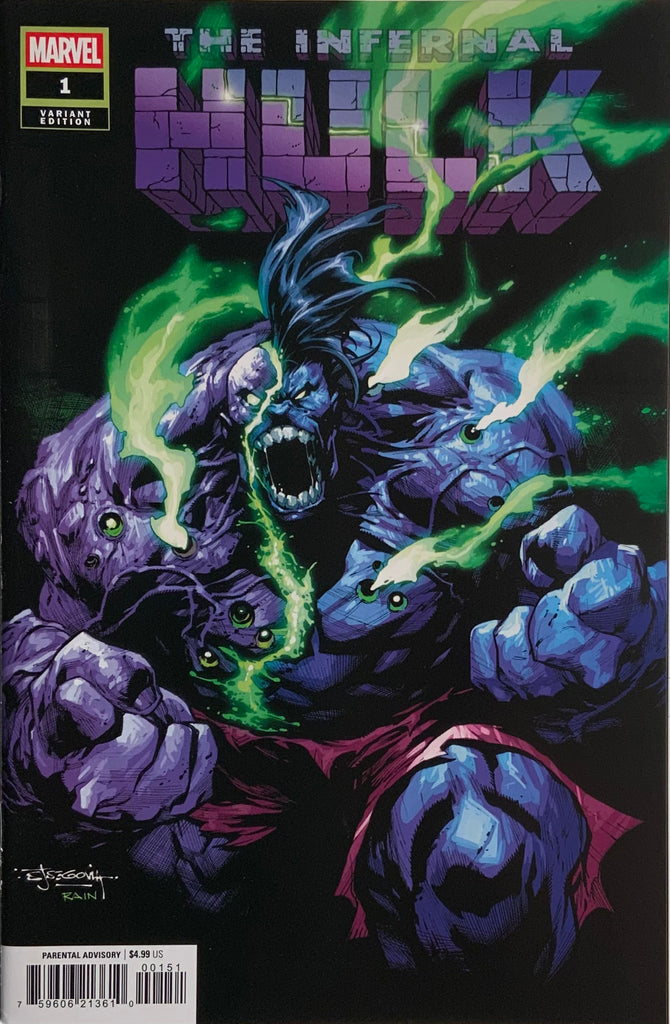 INFERNAL HULK # 1 SEGOVIA VARIANT COVER FIRST PRINTING