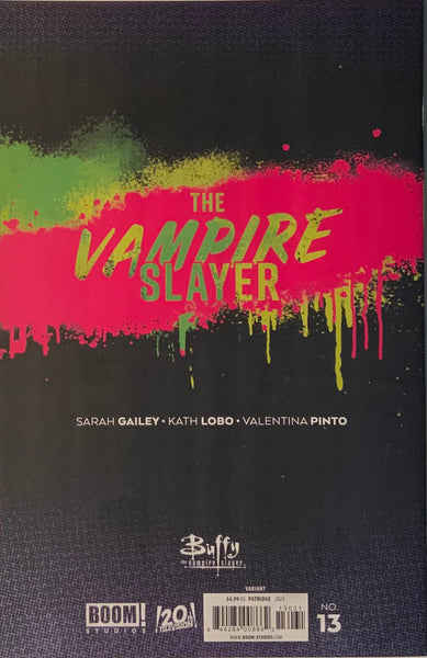 THE VAMPIRE SLAYER #13 PATRIDGE 1:10 VARIANT COVER