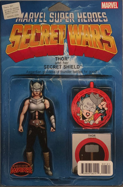 THORS # 1 (SECRET WARS) ACTION FIGURE VARIANT COVER