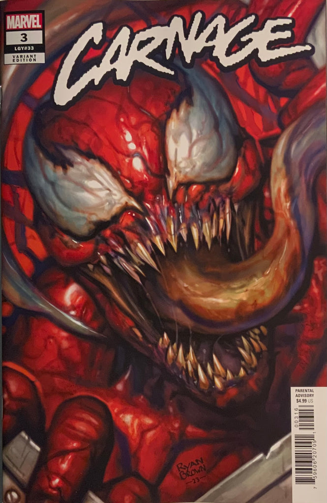 CARNAGE (2024) # 3 BROWN 1:25 VARIANT COVER