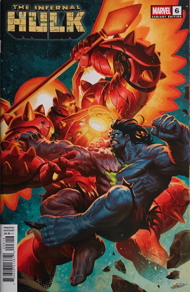 INFERNAL HULK # 6 MANHANINI 1:25 VARIANT COVER