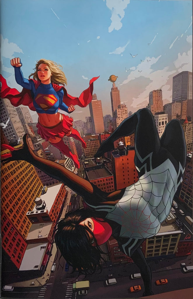 SPIDER-MAN / SUPERMAN # 1 TALAVERA 1:100 VIRGIN VARIANT COVER
