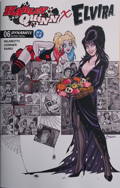 HARLEY QUINN X ELVIRA # 6 CONNER 1:10 VARIANT COVER