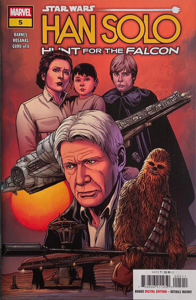 STAR WARS : HAN SOLO - HUNT FOR THE FALCON # 1 - 5 SET