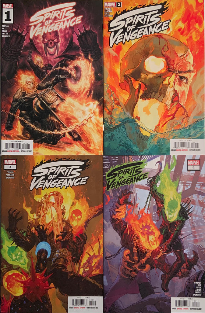 SPIRITS OF VENGEANCE # 1 - 6 SET