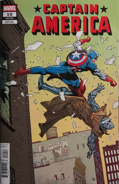 CAPTAIN AMERICA (2025) #10 MASON 1:25 VARIANT COVER