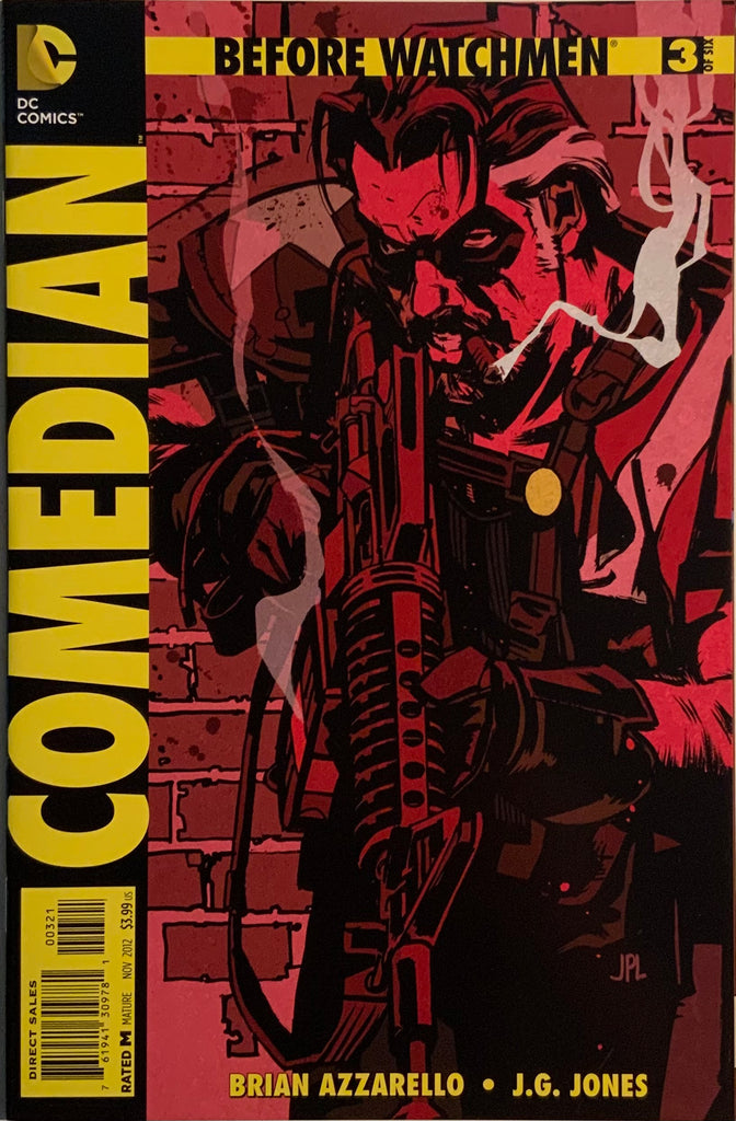 BEFORE WATCHMEN : COMEDIAN # 3 LEON 1:25 VARIANT COVER