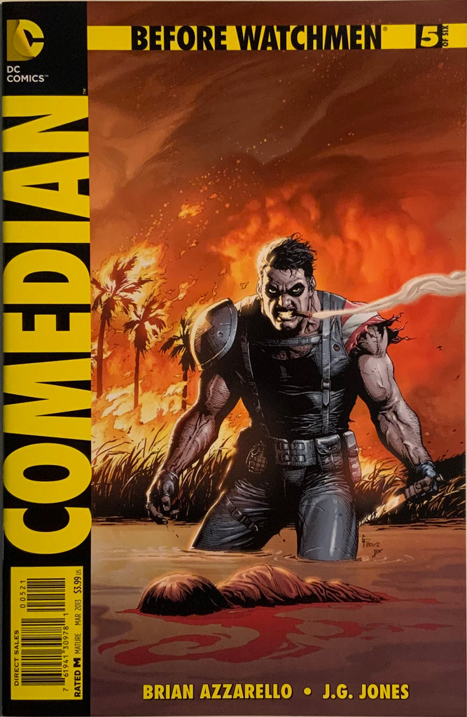 BEFORE WATCHMEN : COMEDIAN # 5 FRANK 1:25 VARIANT COVER