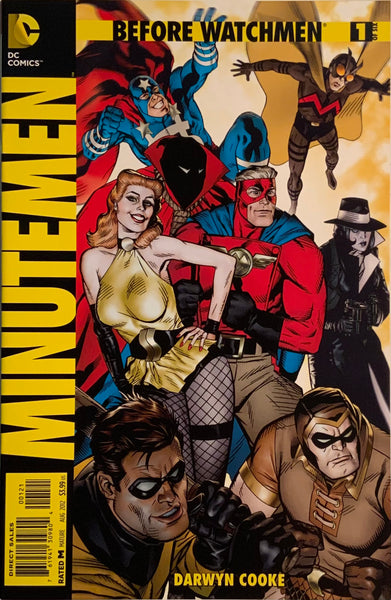 BEFORE WATCHMEN : MINUTEMEN # 1 GOLDEN 1:25 VARIANT COVER