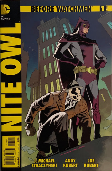 BEFORE WATCHMEN : NITE OWL # 1 KNOWLAN 1:25 VARIANT COVER