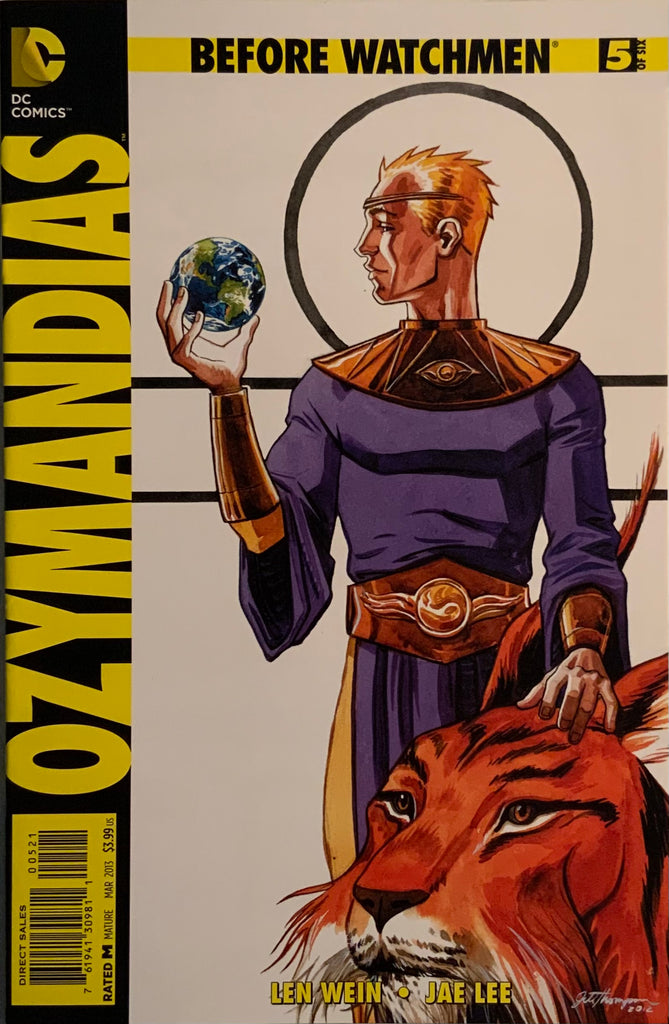 BEFORE WATCHMEN : OZYMANDIAS # 5 THOMPSON 1:25 VARIANT COVER