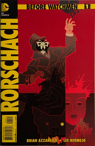BEFORE WATCHMEN : RORSCHACH # 1 STERANKO 1:25 VARIANT COVER