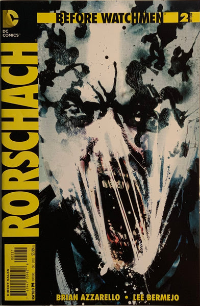 BEFORE WATCHMEN : RORSCHACH # 2 JOCK 1:25 VARIANT COVER