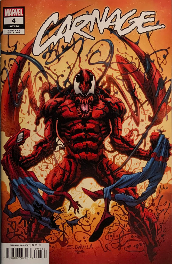 CARNAGE (2024) # 4 DAVILA 1:25 VARIANT COVER