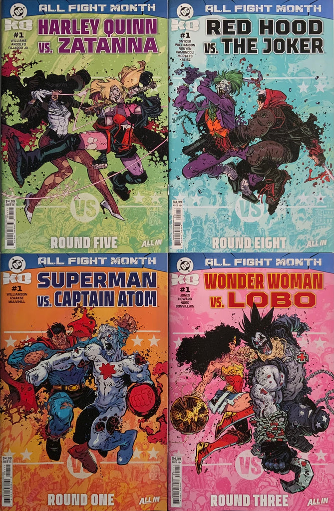 DC K.O. 4 x FIGHT ONE-SHOTS