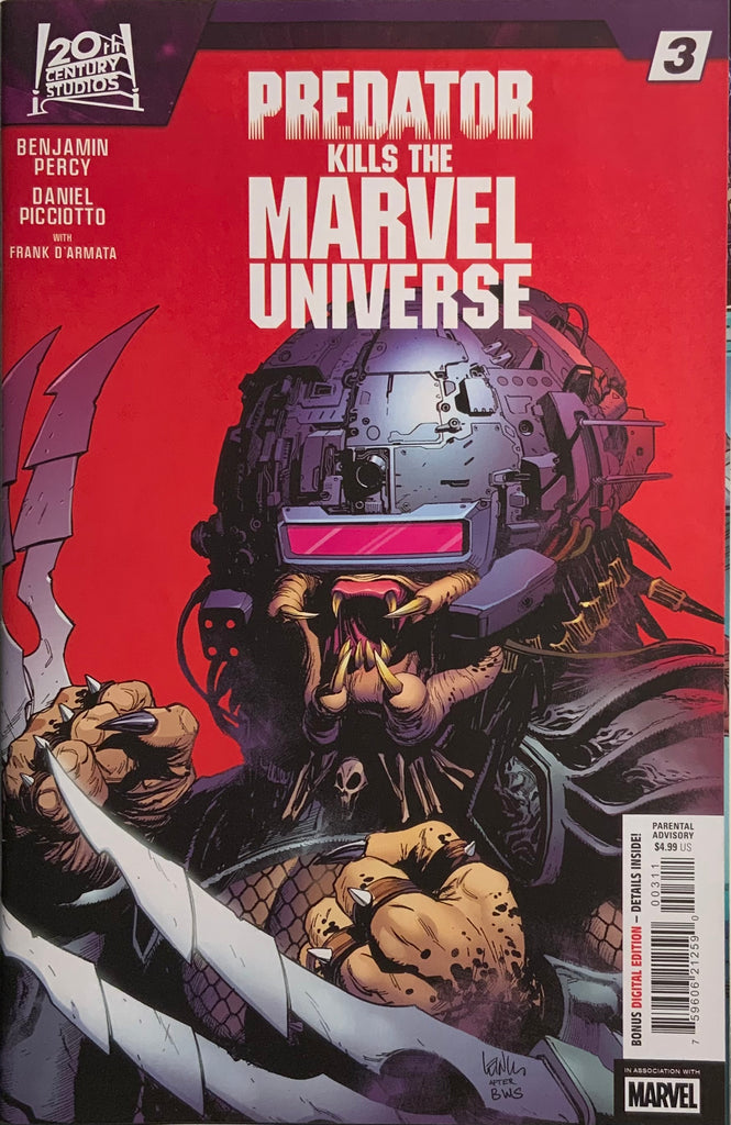 PREDATOR KILLS THE MARVEL UNIVERSE # 3