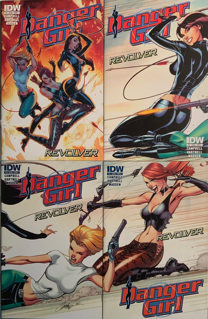 DANGER GIRL : REVOLVER #1-4 SET