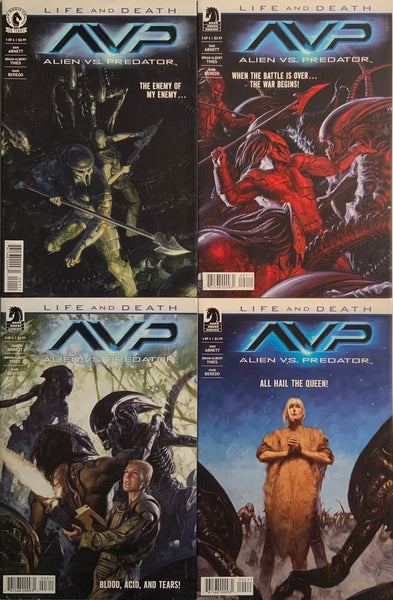 ALIEN VS PREDATOR : LIFE AND DEATH # 1 - 4 SET