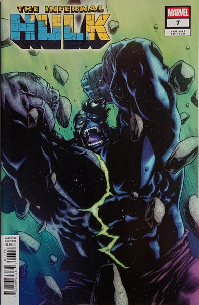 INFERNAL HULK # 7 PEREZ 1:25 VARIANT COVER