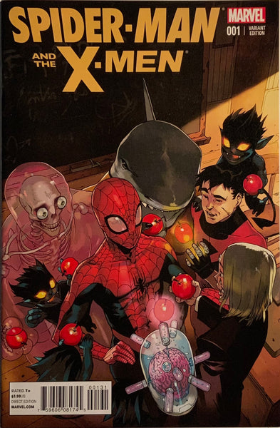 SPIDER-MAN AND THE X-MEN # 1 BENGAL 1:25 VARIANT COVER