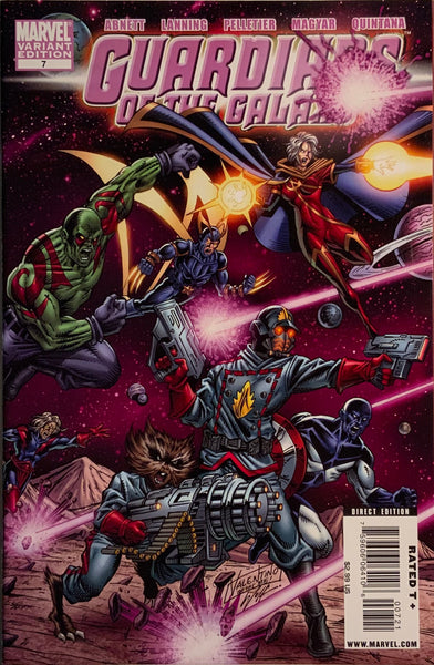 GUARDIANS OF THE GALAXY (2008-2010) # 7 VALENTINO 1:15 VARIANT COVER