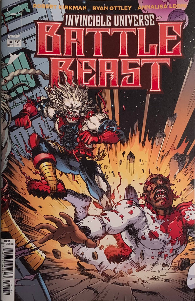 INVINCIBLE UNIVERSE : BATTLE BEAST #10 BURNHAM 1:10 VARIANT COVER