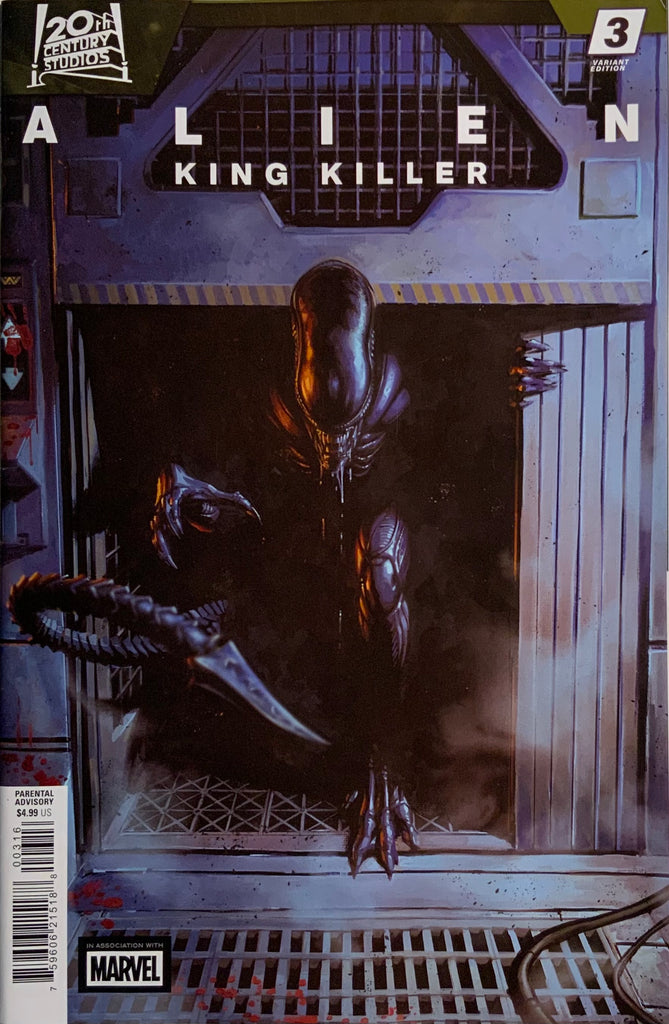 ALIEN : KING KILLER # 3 HARVEY 1:25 VARIANT COVER