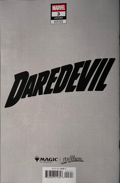 DAREDEVIL (2026) # 3 SUSILO 1:25 VIRGIN VARIANT COVER