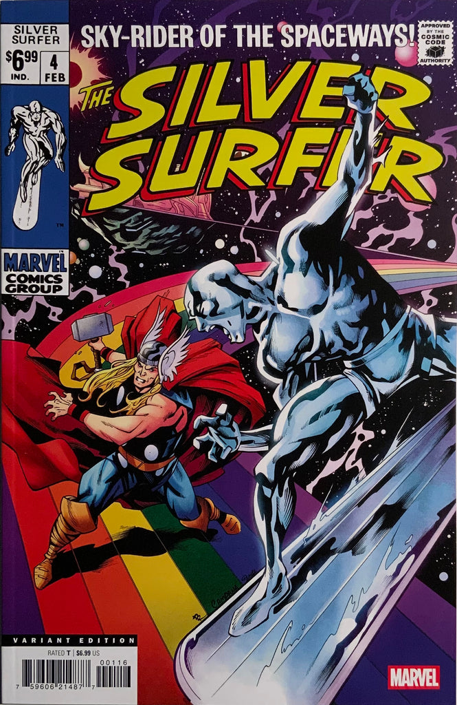 SILVER SURFER (1968-1970) #4 FACSIMILE EDITION CAMPANA 1:25 VARIANT COVER
