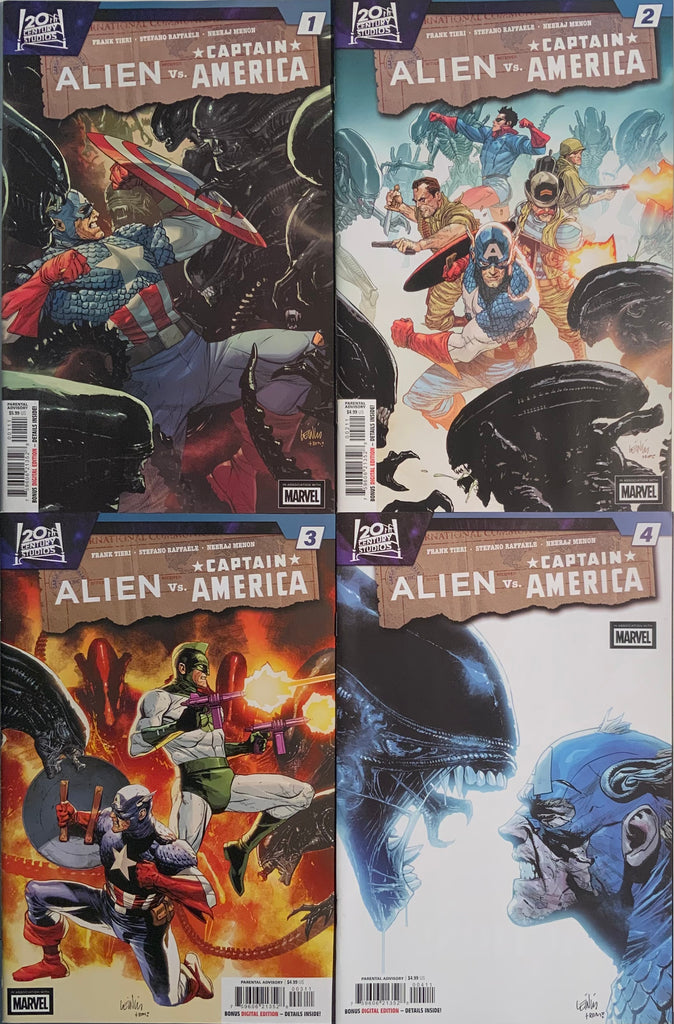 ALIEN VS CAPTAIN AMERICA #1 - 4 SET