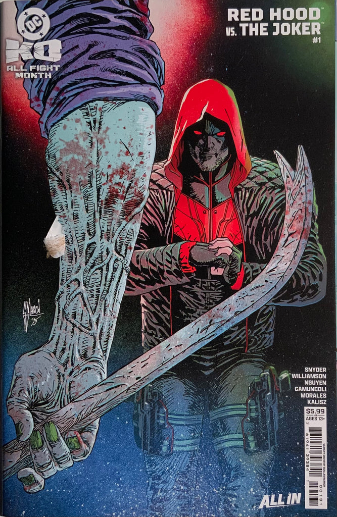 DC K.O. RED HOOD VS THE JOKER # 1 MARCH VARIANT COVER