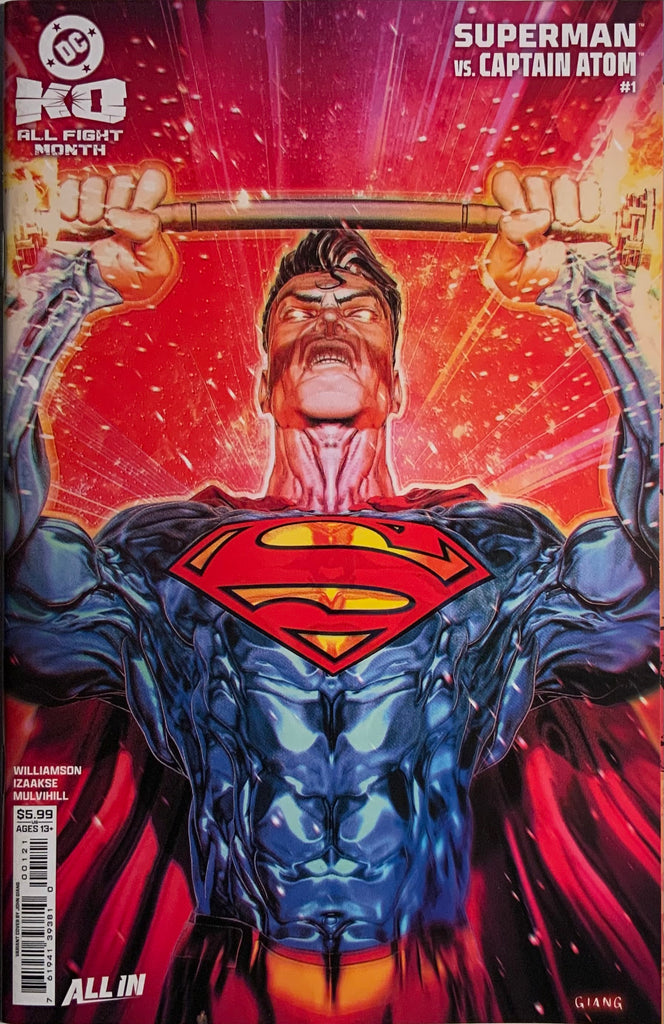 DC K.O. SUPERMAN VS CAPTAIN ATOM # 1 GIANG VARIANT COVER