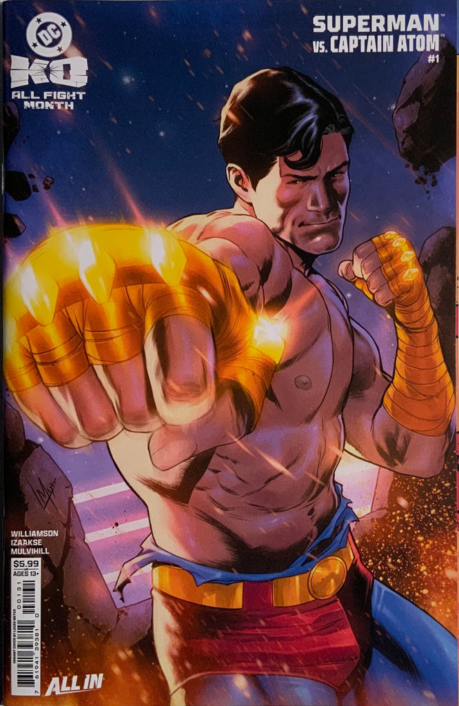 DC K.O. SUPERMAN VS CAPTAIN ATOM # 1 MEYER VARIANT COVER