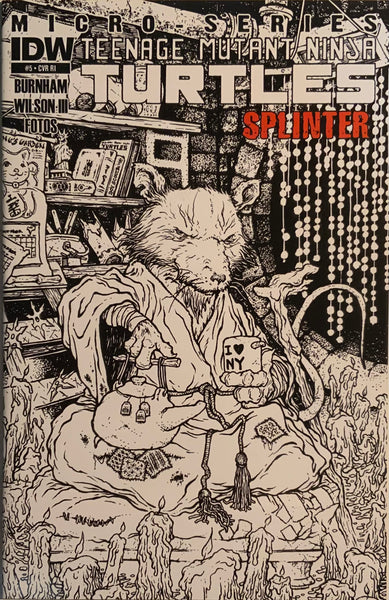 TEENAGE MUTANT NINJA TURTLES MICRO-SERIES # 5 SPLINTER 1:10 VARIANT COVER