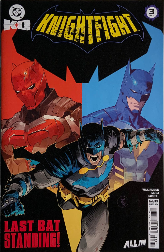 DC K.O. KNIGHTFIGHT # 3 FIRST CAMEO APPEARANCE OF ALFRED WAYNE