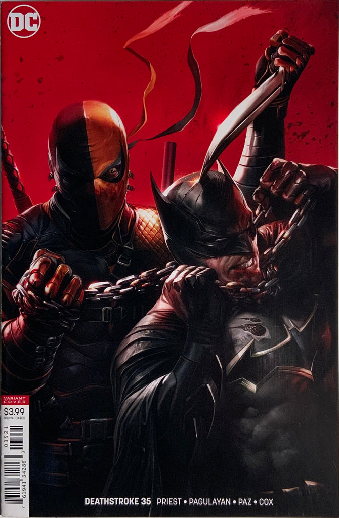 DEATHSTROKE (2016-2020) #35 MATTINA VARIANT COVER