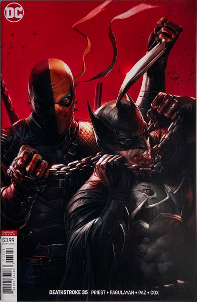DEATHSTROKE (2016-2020) #35 MATTINA VARIANT COVER