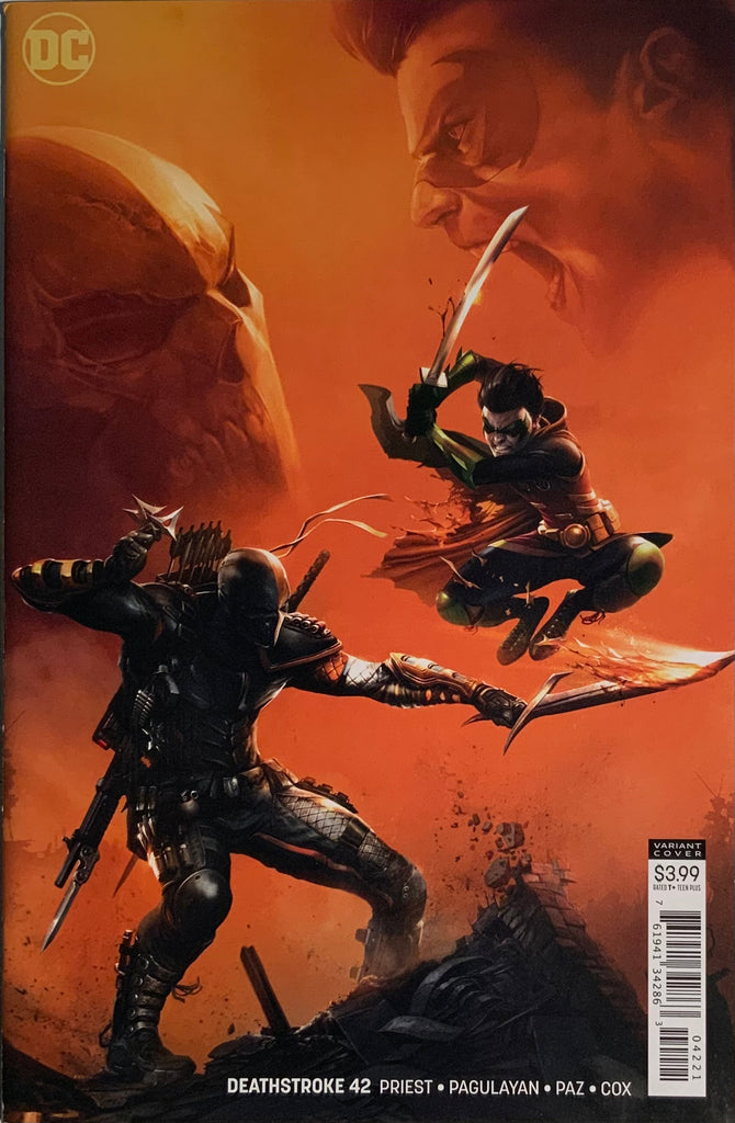 DEATHSTROKE (2016-2020) #42 MATTINA VARIANT COVER