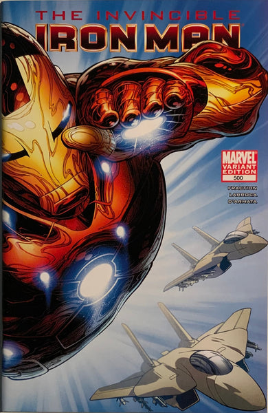 INVINCIBLE IRON MAN (2008-2011) #500 QUESADA 1:100 VARIANT COVER