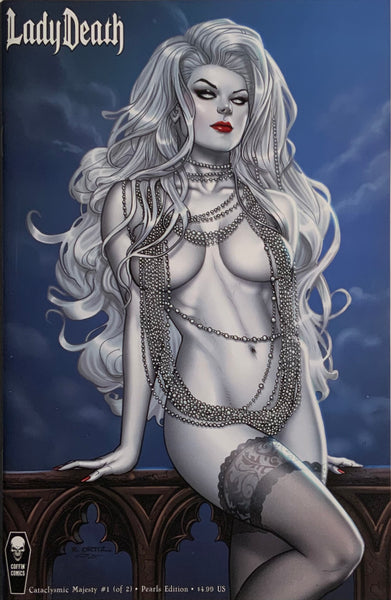LADY DEATH CATACLYSMIC MAJESTY # 2 PEARLS EDITION COVER