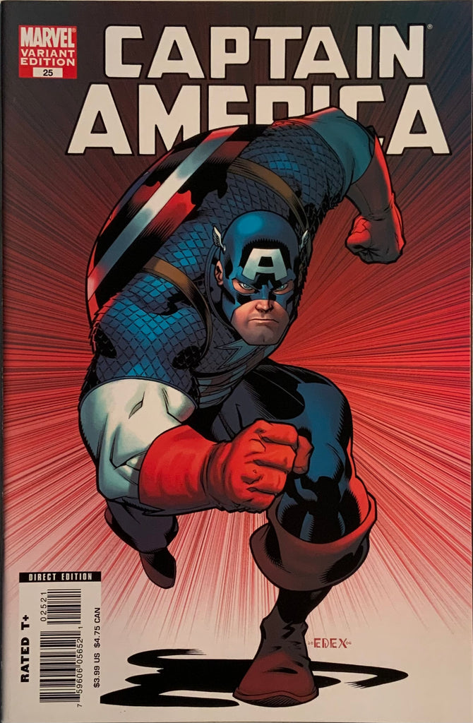 CAPTAIN AMERICA (2005-2011) # 25 McGUINNESS VARIANT COVER DEATH OF CAPTAIN AMERICA