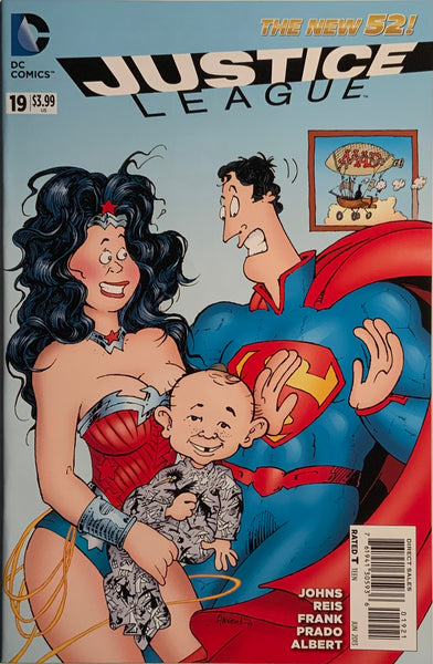 JUSTICE LEAGUE (THE NEW 52) #19 MAD MAGAZINE RETAILER INCENTIVE COVER