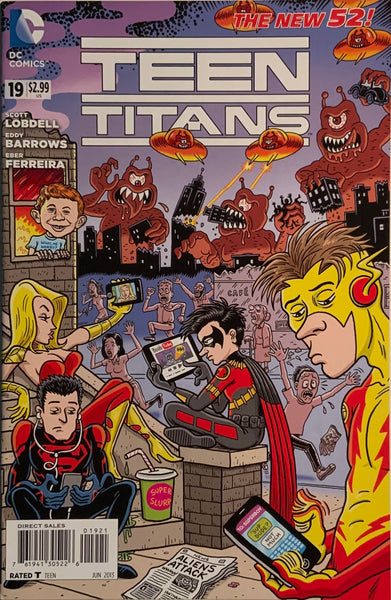 TEEN TITANS (THE NEW 52) #19 1:25 MAD MAGAZINE VARIANT COVER