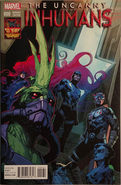 UNCANNY INHUMANS # 0 OPENA 1:50 VARIANT COVER