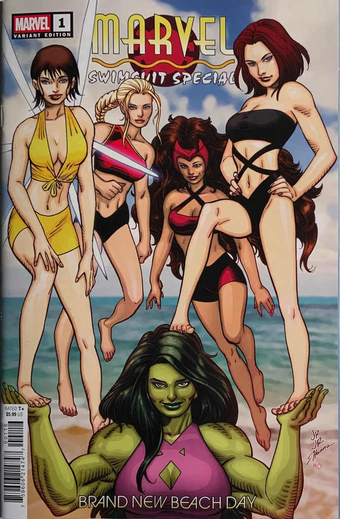 MARVEL SWIMSUIT SPECIAL : BRAND NEW BEACH DAY # 1 ROMITA JR. 1:25 VARIANT COVER