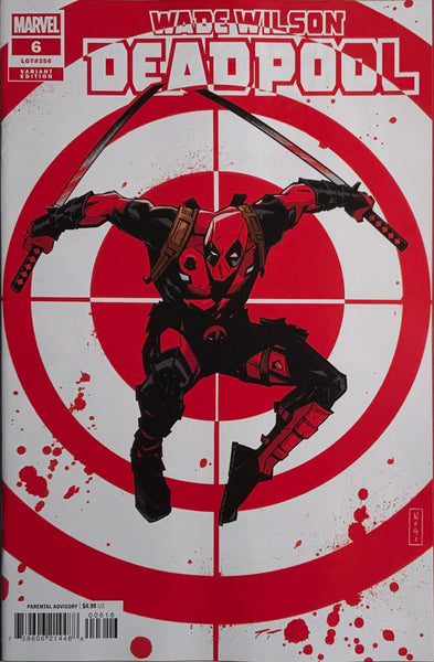 WADE WILSON : DEADPOOL # 6 SAN 1:25 VARIANT COVER